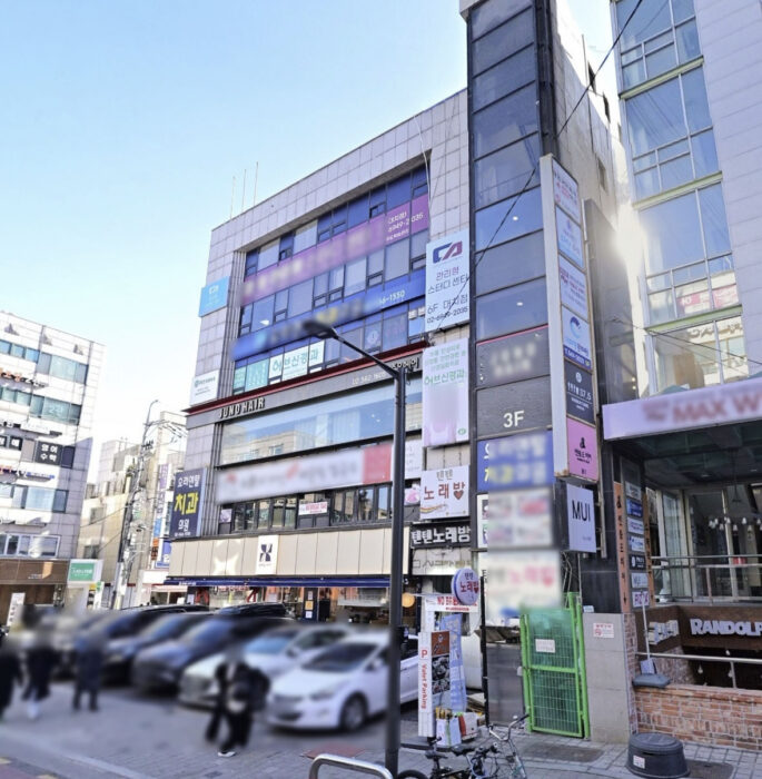 강남구 대치동 6층 건물 5층, 학원 용도변경 표시변경에서 직통계단 면적을 정밀 분할한 실제 사례